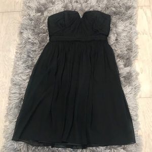 J Crew Sleeveless black cocktail dress size 4